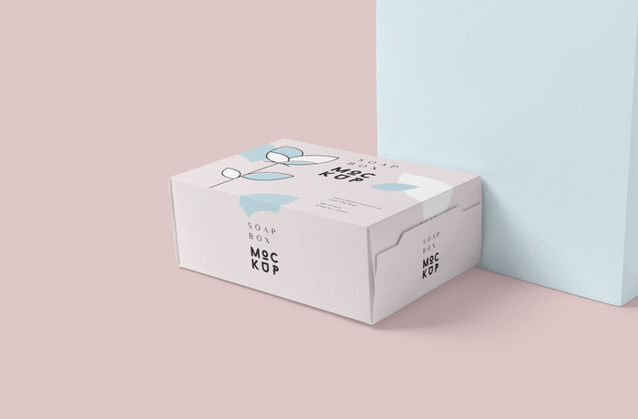 设计盒子样品psd素材