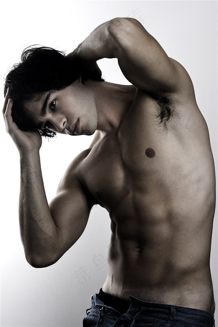 健身男模好身材