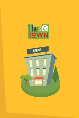 街道建筑矢量扁平插画