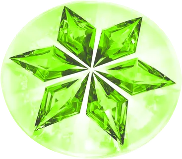 水晶盘免抠图黄绿