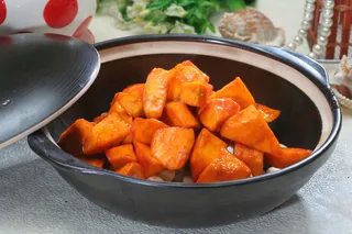 砂锅焗南瓜22元