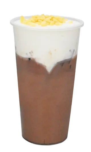 奶茶照片拍摄果汁香米奶盖巧克力