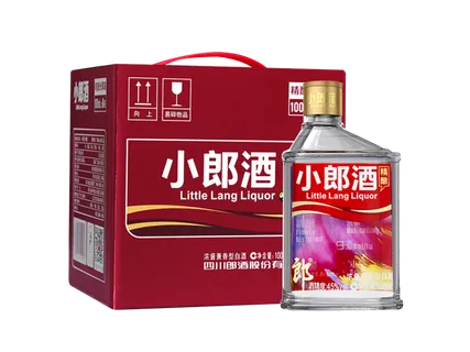 超市商品清晰大图免抠实物摄影png格式图片透明底品牌白酒小朗酒(3)