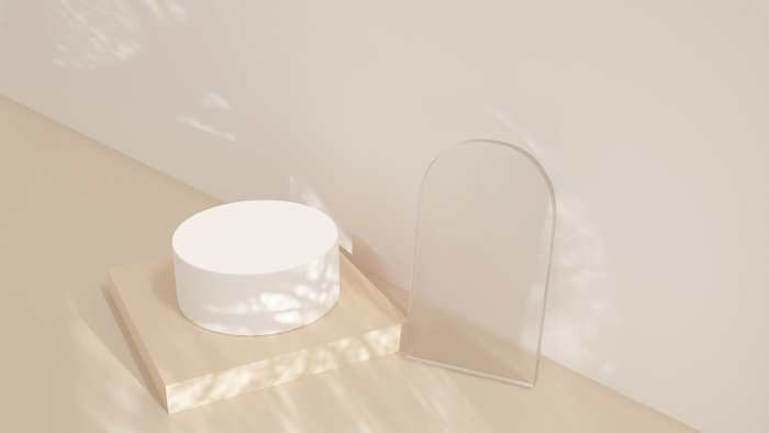 电商产品3D立体背景图主图场景 