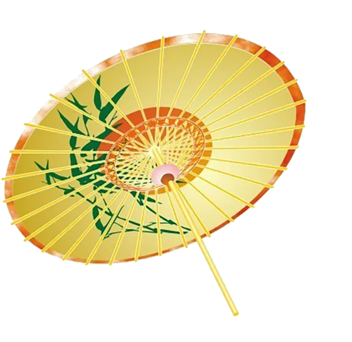中国古风元素油纸伞