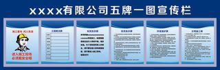 五牌一图宣传栏