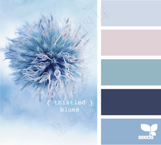 冬天系配色色卡色彩搭配