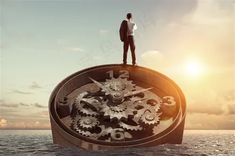 商务人物与时钟内部结构等高清图片 商务人物与时钟内部结构等高清图片