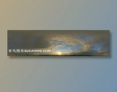 日落前夕的天空