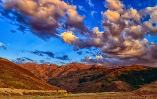 冬天自然背景风景