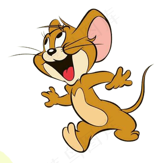 彩色动漫猫和老鼠图片