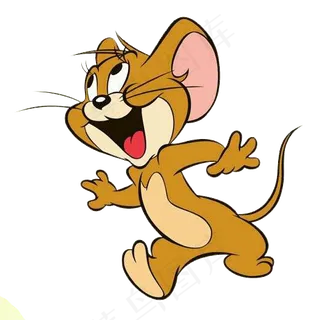 彩色动漫猫和老鼠图片