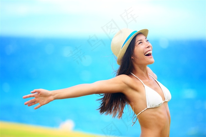 穿比基尼的性感美女高清图片