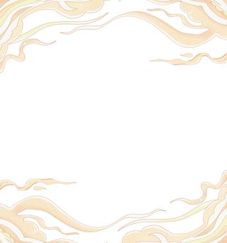 中国风国潮祥云插画手绘云彩图案海报云层装饰背景PSD设计素材