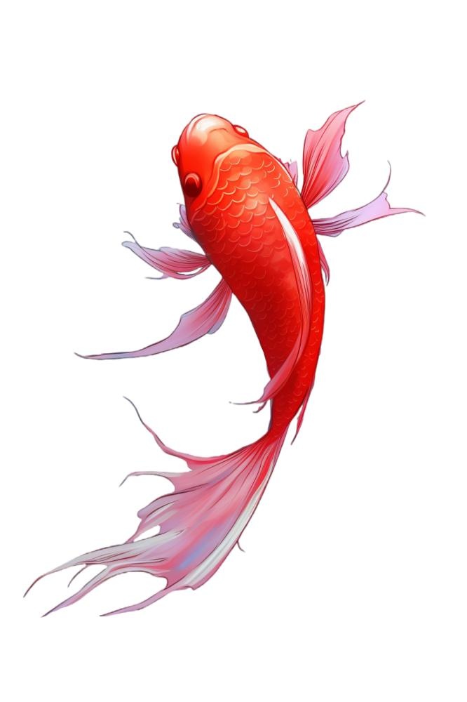 简约鲤鱼跃龙门