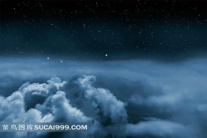 夜空云海图片 夜空云海图片