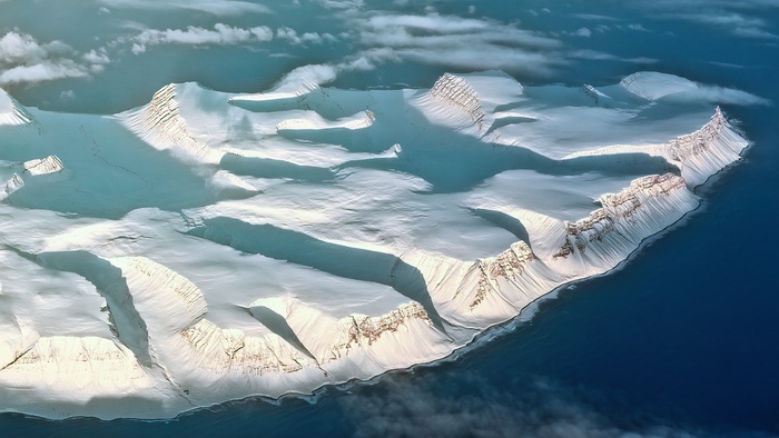 冬天白雪背景风景