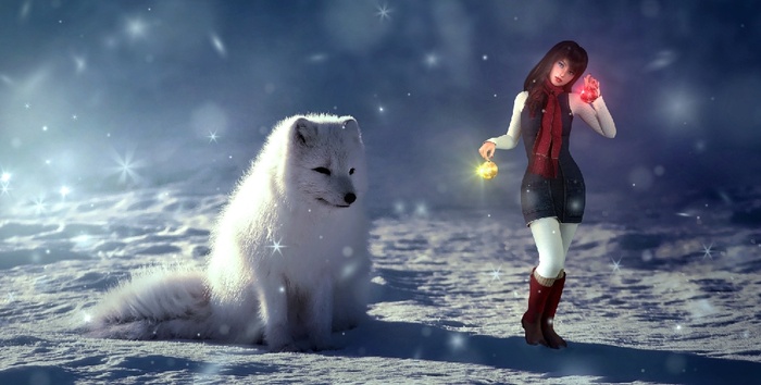 圣诞节冬天背景风景