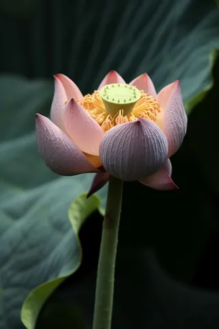 绿色简约节气清新意境背景