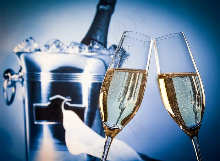 香槟酒庆贺节日素材高清素材