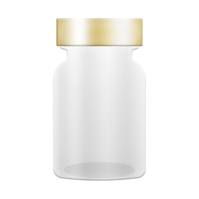 免抠磨砂透明玻璃药瓶