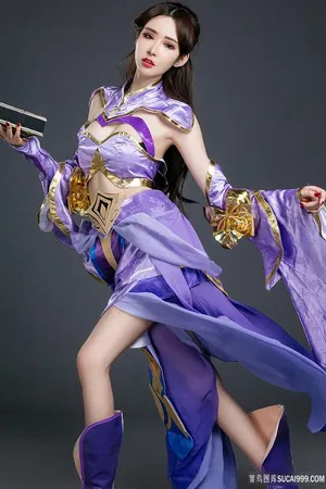 萌琪琪COS古装动漫长裙写真图片