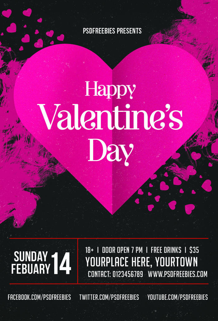 2.14情人节爱情psd模式