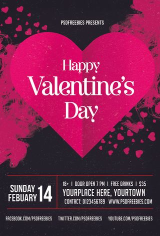 2.14情人节爱情psd模式