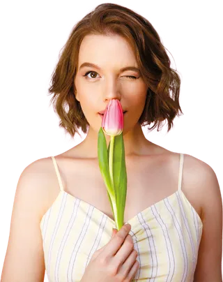 郁金香人物素材