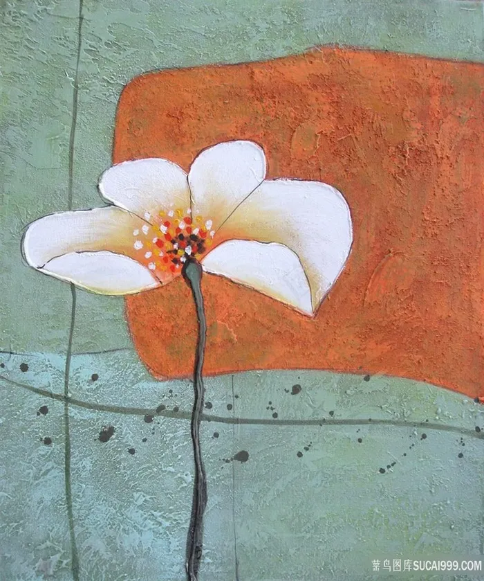 唯美花束花瓣唯美插画
