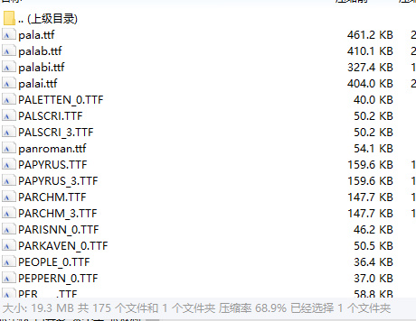 字体（P-Q-R）