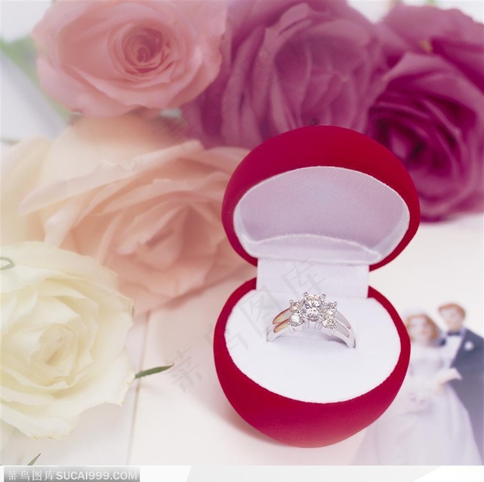 结婚（玫瑰与婚戒）