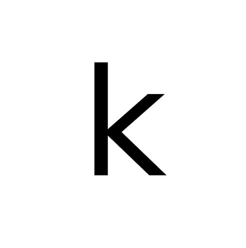 字母K PNG免抠(714x720)