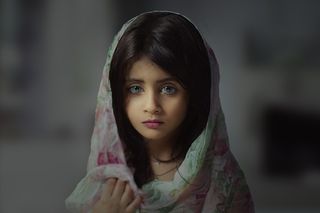 小的, 女孩, 年轻, 孩子, 女性, 童年, 人, 肖像, 可爱的