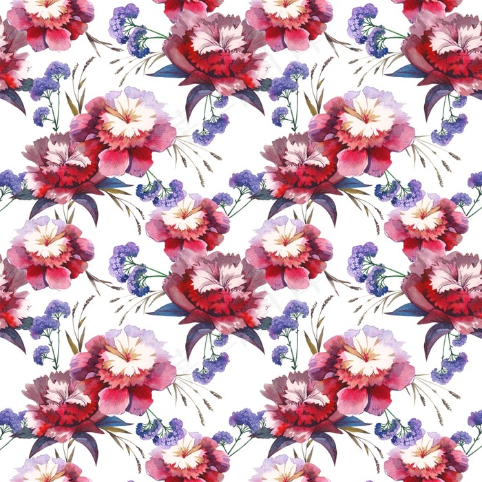 唯美手绘花朵素材高清图片