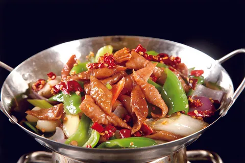 干锅美食焖锅湘菜麻辣香辣纸锅干锅大肠