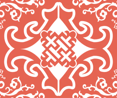 简约风中式传统图案窗花贴画镂空窗户瓷砖PNG免扣图片素材 (59)