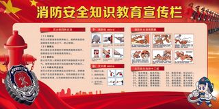 消防安全知识教育宣传栏