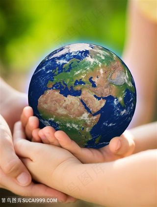 手捧地球保护地球图片