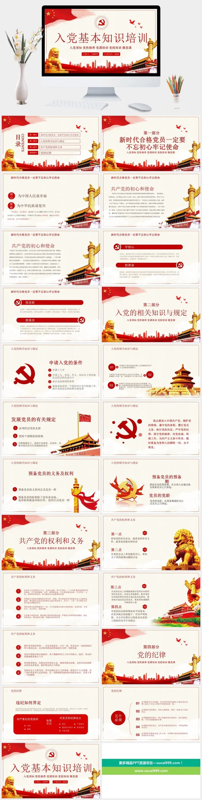 积极分子入党知识培训PPT模板
