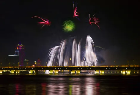 澳门国际烟花节的烟花图片-第5张