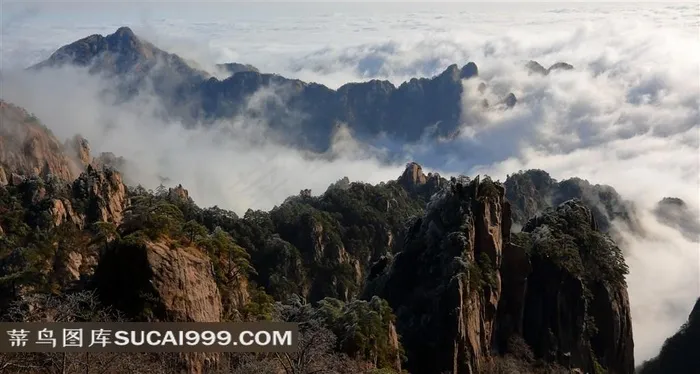 安徽黄山云海风景精美图片
