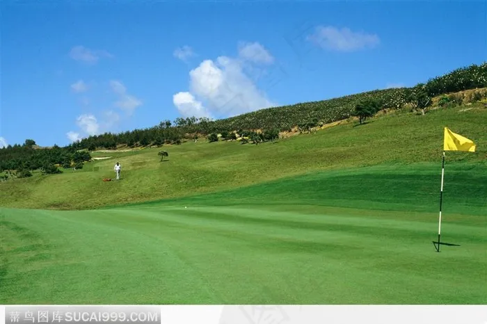 插着黄旗的洞口