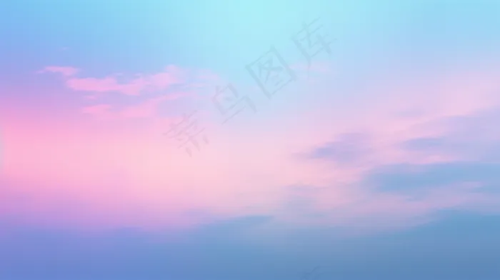 蓝粉色天空背景(4368x2448)