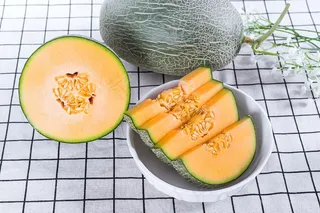 哈密瓜摄影图片