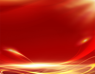 红色展板背景