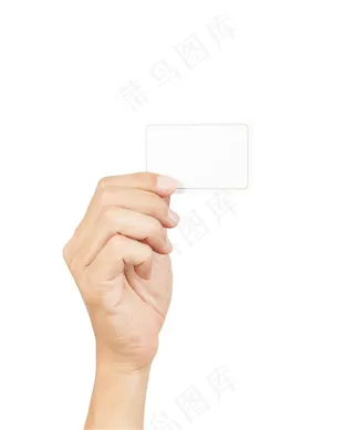 名片展示的人物手势图