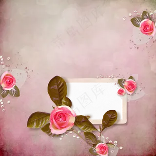 高清粉红相框图片下载