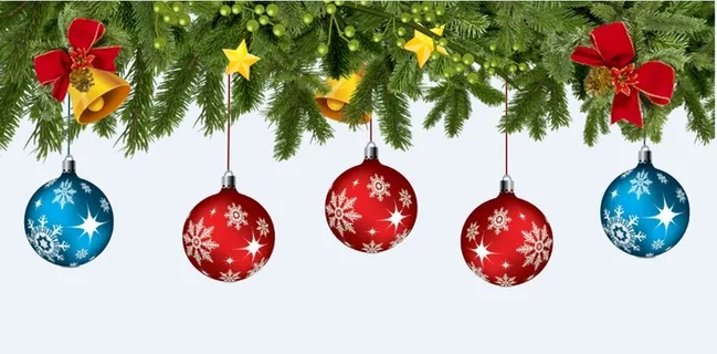 圣诞节雪花风景装饰背景墙