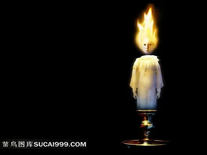 燃烧的人形蜡烛电影海报
